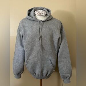 RUSSELL ATHLETIC pullover Hoodie Oxford Gray, Heavyweight, Kangaroo Pocket. NWT